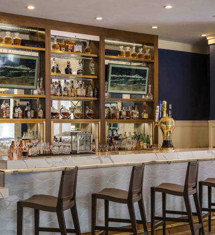 The bar at Hotel Viking