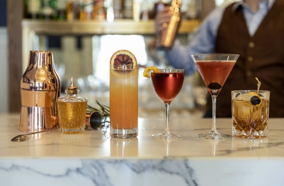 bartender making cocktails