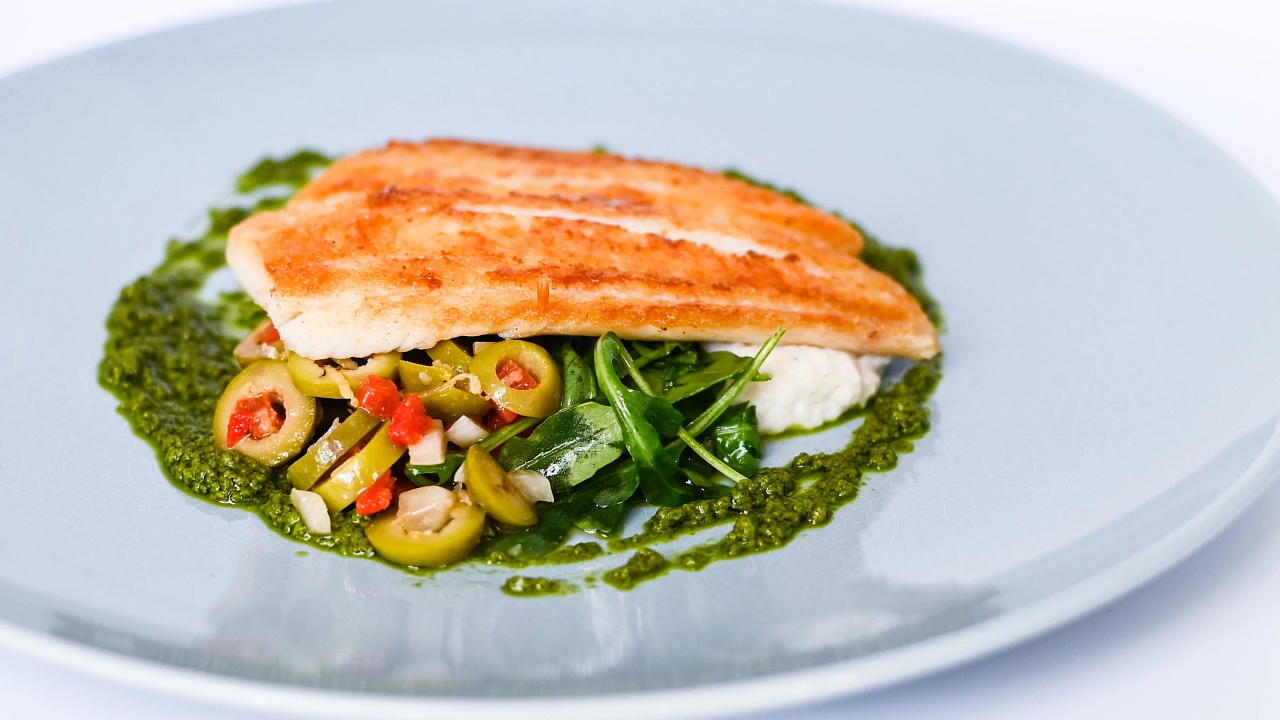 Fish dinner dish at One Bellevue