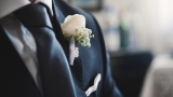 Groom in a tuxedo