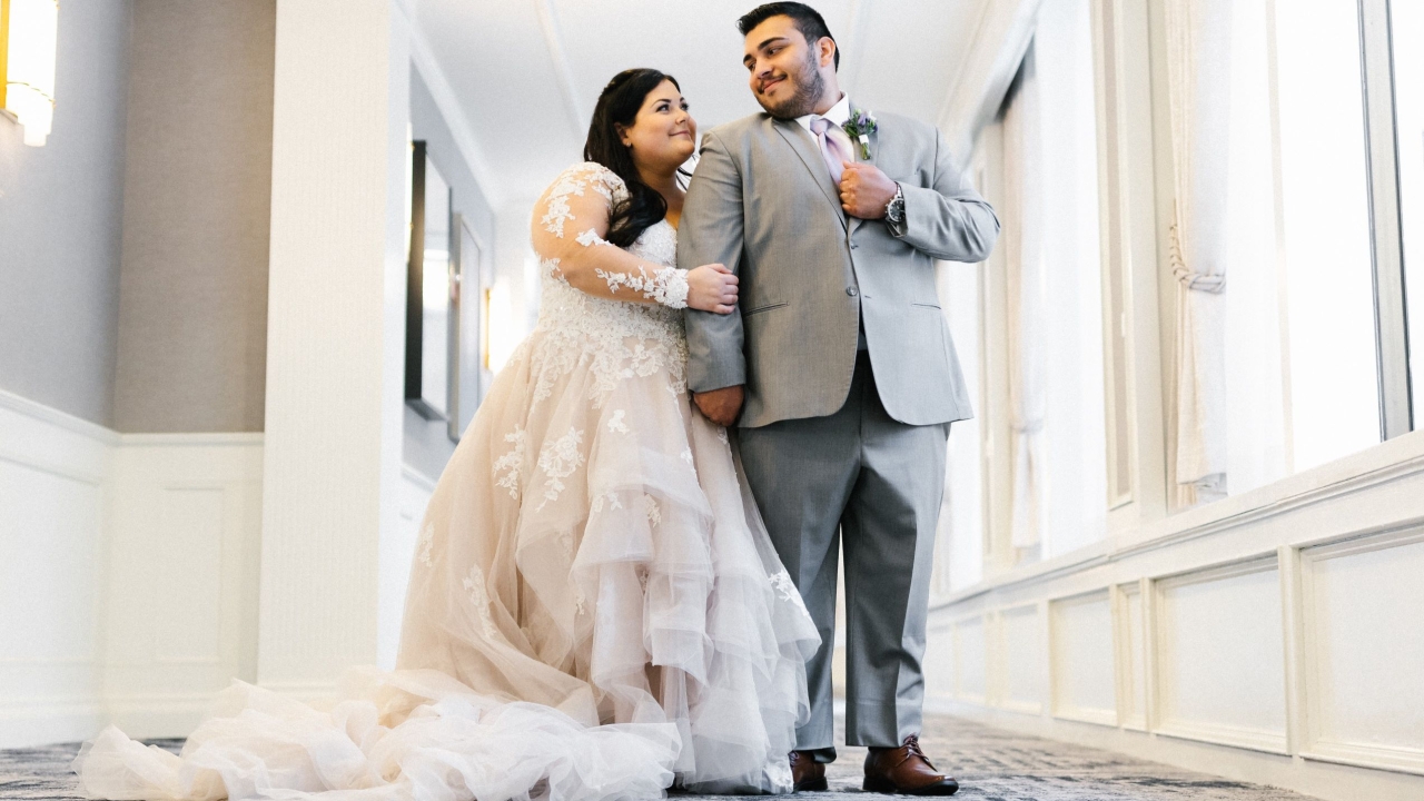 bride and groom Brandon & Melanie