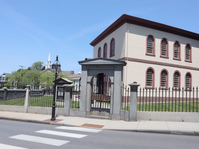 The exterior of the Touro Synagogue